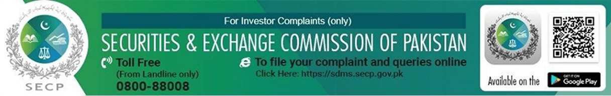Securities and Exchange Commission of Pakistan investor complaint information